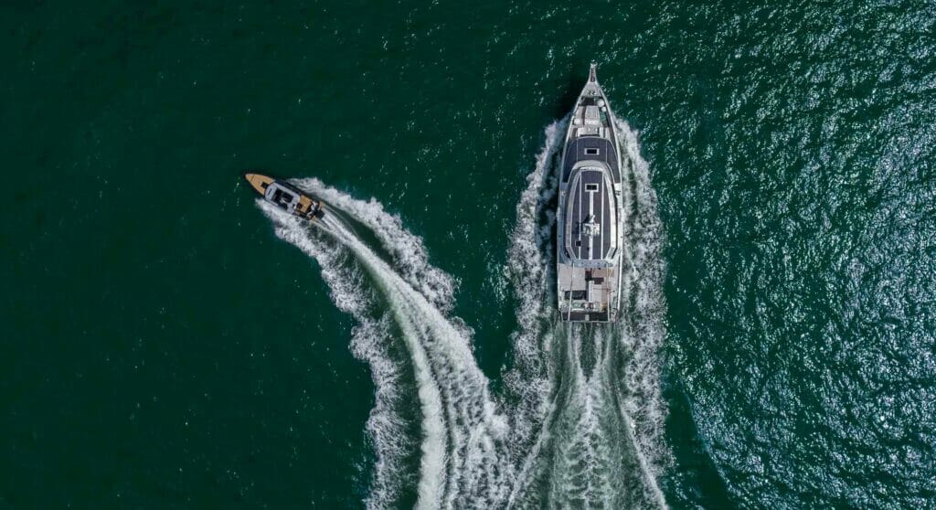 the Arksen yacht Project Pelagos on sea trials